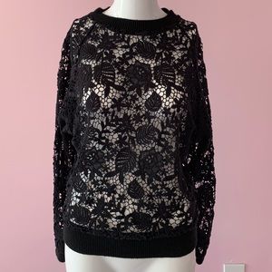 Lace sweater